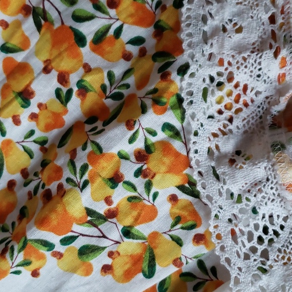 Atelier Nicole Miller Cashew Fruit Print Boho Tunic Top. NWOT - Picture 14 of 16